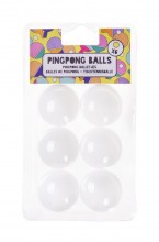 Set of 6 ping pong balls