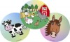 Тетрадь, сельскохозяйственные животные - 28 карт