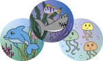 Notesik zwierzęta morskie - 28 karteczek