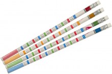 Pencil with the multiplication table
