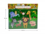 Шаблон для рисования - животные джунглей