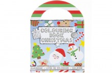 Mini coloring book with stickers - Christmas
