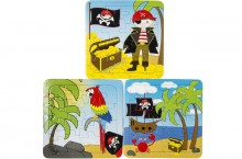 Puzzles for children - pirates