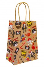 Pirates gift bag - 16 x 22 x 9 cm
