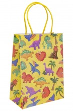 Dinosaur gift bag - 16 x 22 x 9 cm