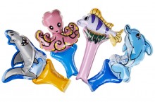 Self-inflating foil balloon - sea animals
