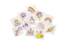 Tattoos for children unicorns - 12 pieces