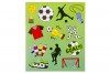 A set of 12 stickers - Football