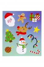 Set of 12 stickers - Christmas