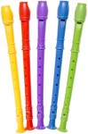 Flute plastic mix of colors