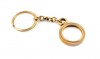 Exclusive key ring - magnifying glass - brass