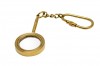 Key ring exclusive - magnifier - brass