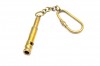 Key ring exclusive - whistle - brass