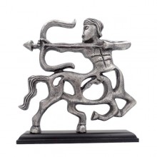 Sagittarius - a decorative metal figurine on a ...