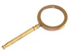 Brass magnifier