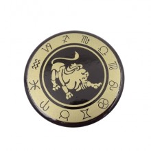 Znak zodiaku - Lew - magnes, emalia