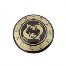 Zodiac sign - Pisces - magnet, enamel