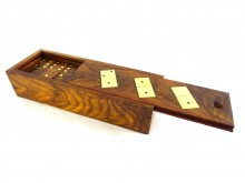 Wooden dominoes - a game for the whole family