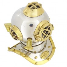 Brass Diver's Helmet - Nautical Decoration