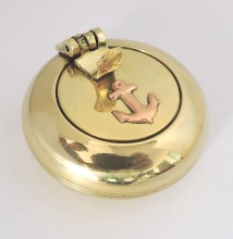 Nautical brass ashtray