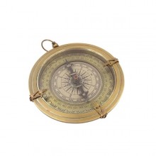 Brass compass with beautiful ornaments
