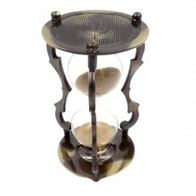 Decorative hourglass - antique finish 5 min