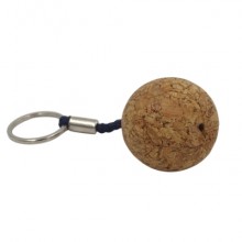 Keychain with a cork ball - DON'T SUN!