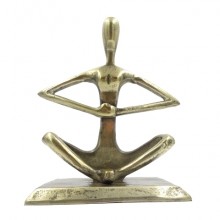 Yoga - metal figurine
