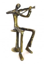 Skrzypek - figurka metalowa
