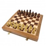Магнитные шахматы, индийский палисандр, 25 х 25 см