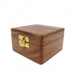 Drewniane pudełko na prezent 10x10x6