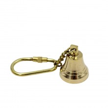 An exclusive bell - brass keyring