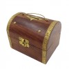 Wooden money bank - treasure chest