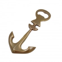 Brass bottle opener - anchor