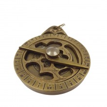 Astrolabe - brass pendant