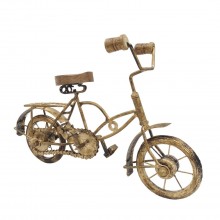 Metal figurine bicycle
