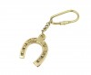 Lucky key ring - brass horseshoe