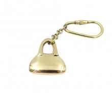 Brass Lady Keychain - Ladies Handbag