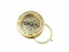 Tourist compass with magnifying glass and 40 years calendar