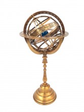 Brass spherical astrolabe