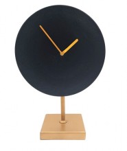 Elegant metal clock - dial diameter 26 cm