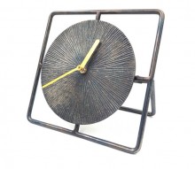 Elegant metal clock