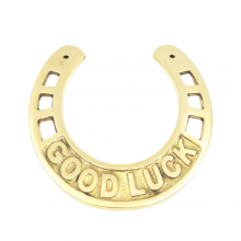 Brass Horseshoe of Luck 15 cm with the ...