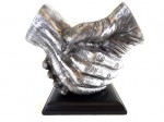 Figurka dekoracyjna uścisk dłoni (aluminium!)