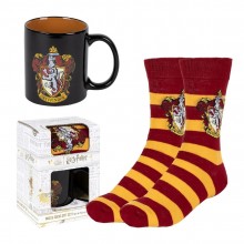 Gift Set Socks + Mug Harry Potter Gyffindor