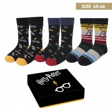Harry Potter socks 3 pairs size 40-46