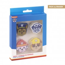 Paw Patrol erasers - a licensed product of 4 ...