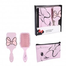 Minnie Mouse cosmetic bag and hairbrush set - ...