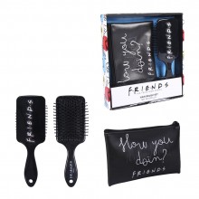 Friends cosmetic bag and hairbrush set - licensed ...