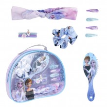 Cosmetic bag Frozen II with hair accessories - ...